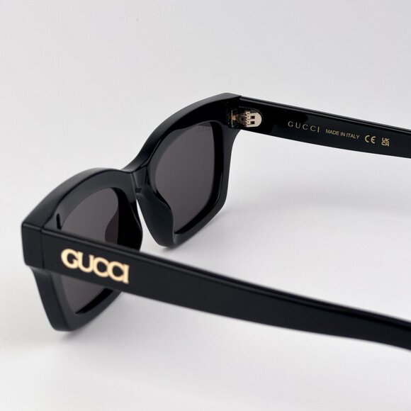 Gucci Women’s Cat-Eye Sunglasses – Black Frame Grey Lenses | Model: GG1790S 001 main image 4